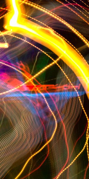 Phone wallpaper: Freezelight, Multicolored, Glow, Motley, Lines, Abstract free download