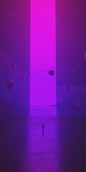 Breathtaking Sci-Fi Wallpaper Featuring Cosmic Loneliness