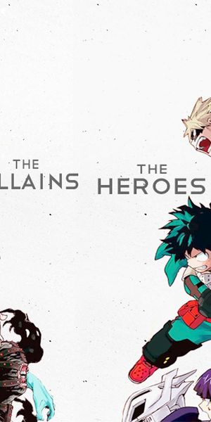 Epic My Hero Academia 4K Wallpaper: Heroes vs. Villains Showdown