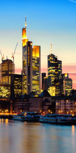 Phone wallpaper: Frankfurt, Cities, Man Made free download