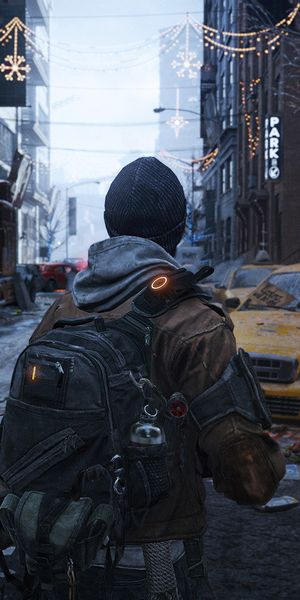 The Division: A Stunning Post-Apocalyptic Scene for Phone Wallpaper