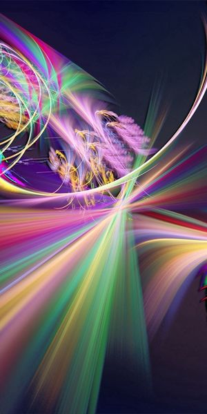 Phone wallpaper: Motley, Connections, Connection, Multicolored, Shine, Light, Form, Abstract free do