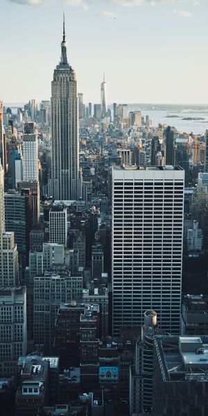 Phone wallpaper: Cities, Building, City, Tower, Skyscrapers free download