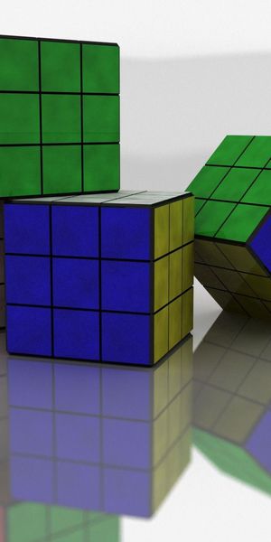 Phone wallpaper: Dimensions (Edit), Motley, Dimension, Multicolored, Form, Rubik's Cube, 3D fre
