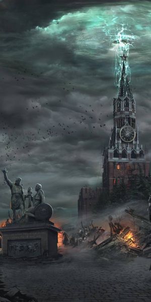 Stalker-Inspired Dark Fantasy Wallpaper for Mobile Devices
