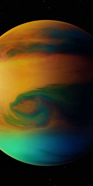 Multicolored Abstract Ball Wallpaper for iPhone - HD Quality Design