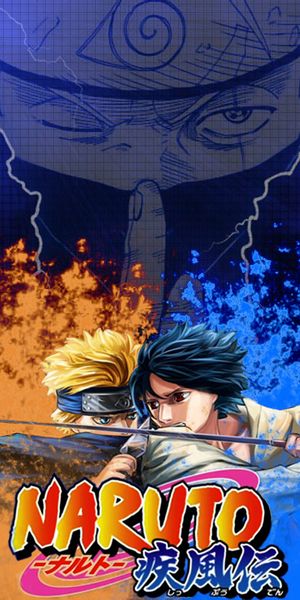 Naruto Mobile Wallpaper Featuring Hinata Hyuga and Sakura Haruno