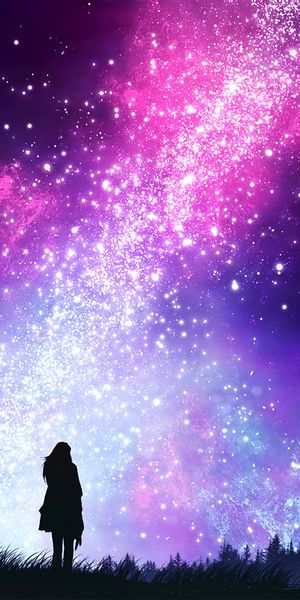 Mesmerizing 4K Starry Sky Wallpaper: Brilliant Colors and Silhouettes