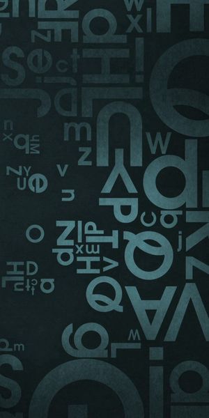 Elegant Dark Textured Background with Letters
