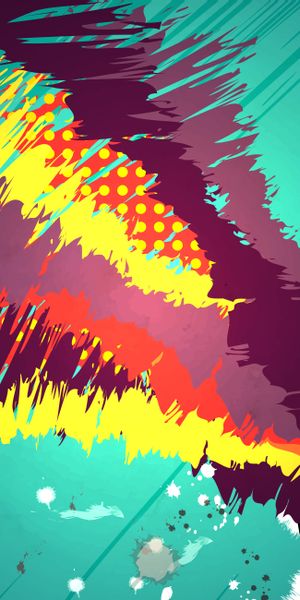 Phone wallpaper: Motley, Paint, Multicolored, Lines, Vector, Helmet free download
