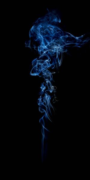 Elegant Blue Smoke Effect Wallpaper for Your Phone