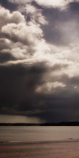 Phone wallpaper: Landscape, Sea, Sun, Beach, Cloud, Photography free download