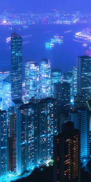 Phone wallpaper: Hong Kong, Cities, Man Made, City free download