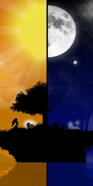 Phone wallpaper: Nature, Night, Artistic free download