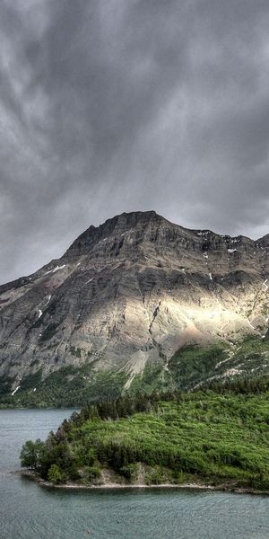 Phone wallpaper: Mountains, Water, Mountain, Earth, Cloud free download