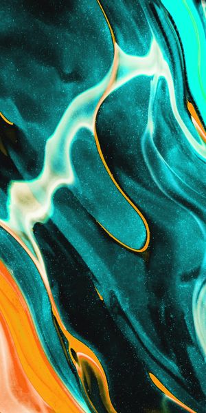 Abstract Multicolored Fluid Art for a Unique Mobile Wallpaper