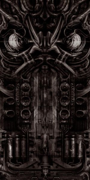 Intricate Dark Skull Wallpaper for Mobile Devices