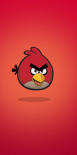 Angry Birds Red - Iconic Mobile Wallpaper