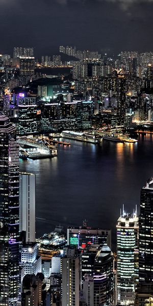 Breathtaking Hong Kong Cityscape: Ultra HD Phone Wallpaper for Urban Lovers