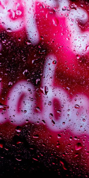 Phone wallpaper: Macro, Smooth, Wet, Drops, Blur free download