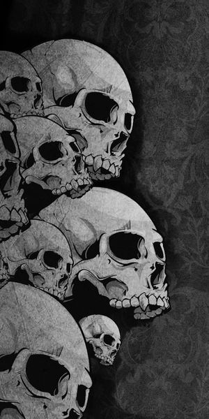 Dark Skull Wallpaper - Edgy and Unique Mobile Background