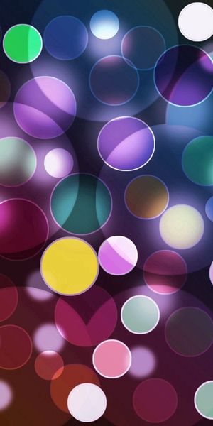 Phone wallpaper: Multitude, Lots Of, Glare, Multicolored, Circles, Motley, Abstract free download