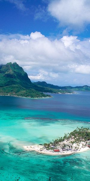 Tropical Island Paradise with Azure Waters