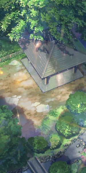 Anime Garden Wallpaper: A Tranquil Escape into Nature's Beauty