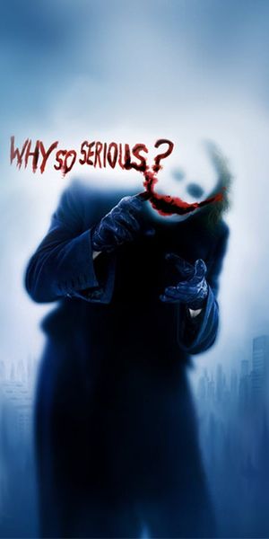 Dark Knight Joker Mobile Wallpaper - Why So Serious?