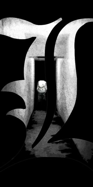 L from Death Note - Striking Dark Anime Wallpaper