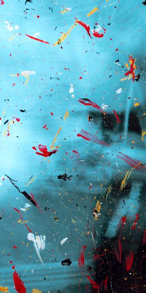 Vibrant Abstract Paint Splash Mobile Wallpaper