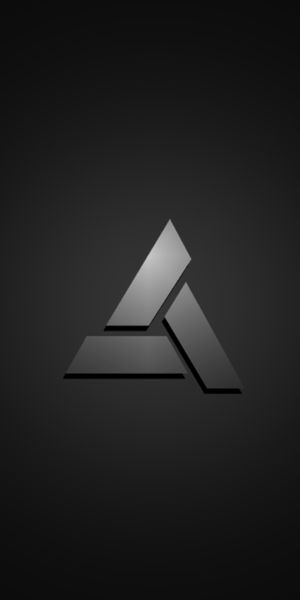 Elegant Black Assassin's Creed Logo Wallpaper