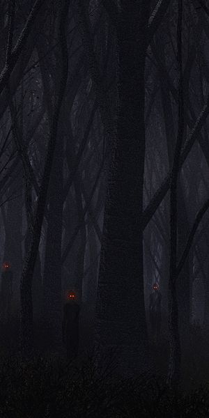Phone wallpaper: Forest, Dark free download