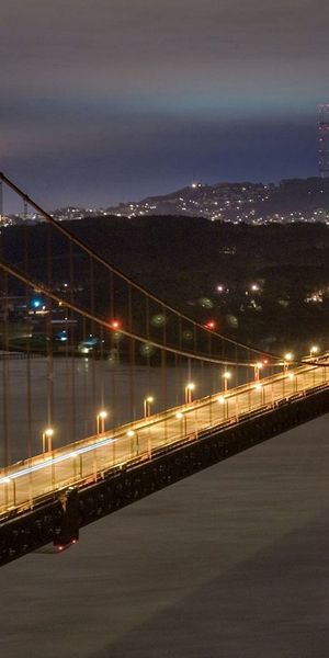 Phone wallpaper: Cities, United States, Golden Gate, San Francisco, Night, Usa free download