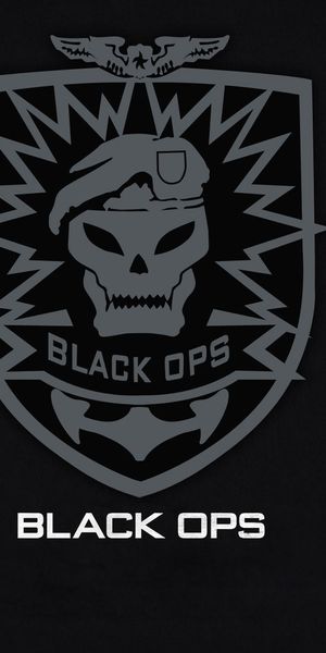 Black Ops Logo - Call of Duty Background for Gamers