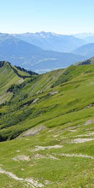 Phone wallpaper: Trees, Mountain Range, Slope, Mountains, Nature, Landscape free download