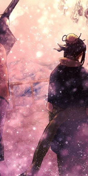 Haku and Zabuza Reflection: A Stunning Anime Wallpaper