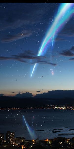 Breathtaking Comet Scene from Your Name Anime