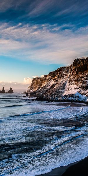 Phone wallpaper: Nature, Sky, Beach, Horizon, Coast, Ocean, Earth, Coastline free download