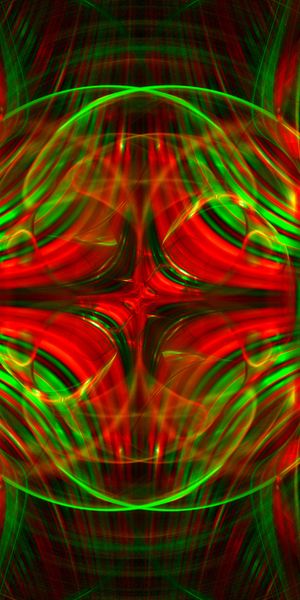Phone wallpaper: Intricate, Motley, Multicolored, Confused, Lines, Fractal, Abstract free download