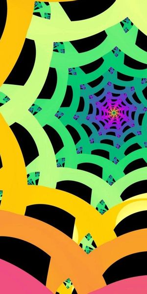 Phone wallpaper: Motley, Multicolored, Immersion, Bright, Abstract free download