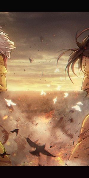 Eren Yeager vs Armored Titan - Epic Anime Battle Wallpaper