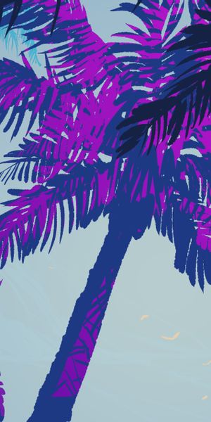 Phone wallpaper: Trees, Nature, Palms, Art free download