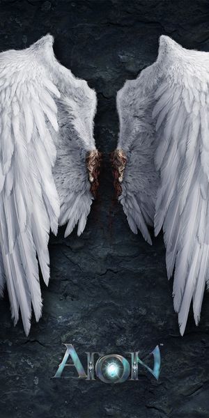 Stunning Aion Angel Wings Mobile Wallpaper