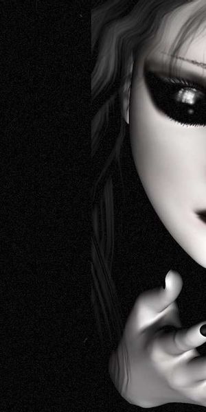 Gothic Dark Phone Wallpaper: Enigmatic Beauty in 4K Resolution