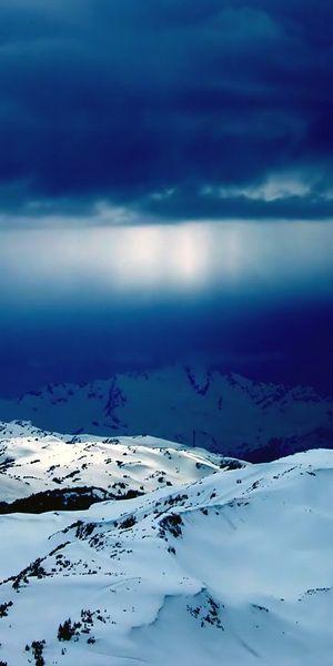 Phone wallpaper: Snow, Mountains, Winter, Mountain, Earth, Cloud, Landscape free download