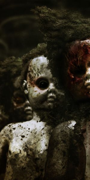 Haunting Dark Dolls - Perfect Mobile Wallpaper