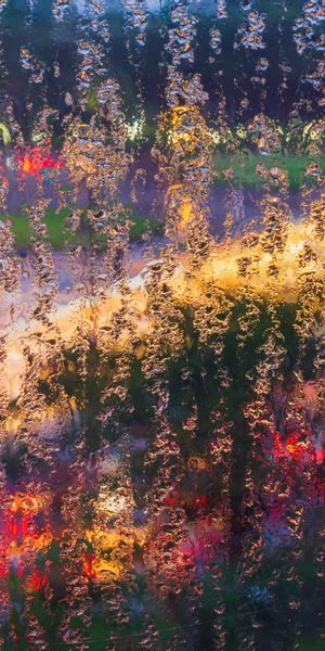Phone wallpaper: Macro, Moisture, Motley, Multicolored, Shine, Light, Glass free download