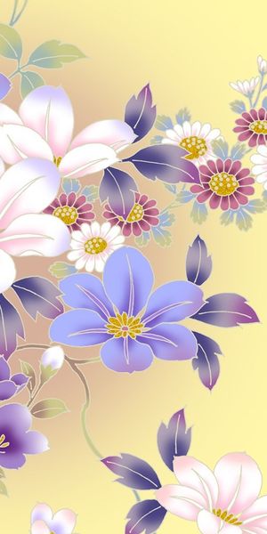 Vibrant Floral Wallpaper for Mobile Devices
