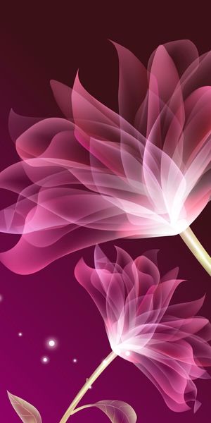 Elegant Pink Floral Design for Stunning Phone Wallpaper